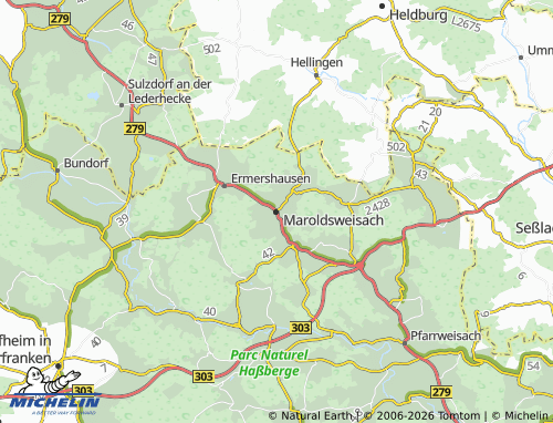 Mapa MICHELIN Maroldsweisach - ViaMichelin