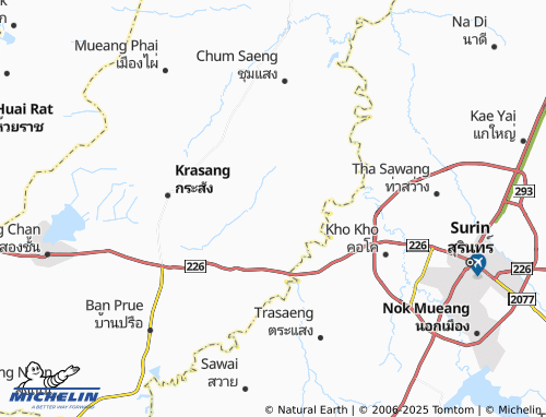MICHELIN Nong Teng map - ViaMichelin