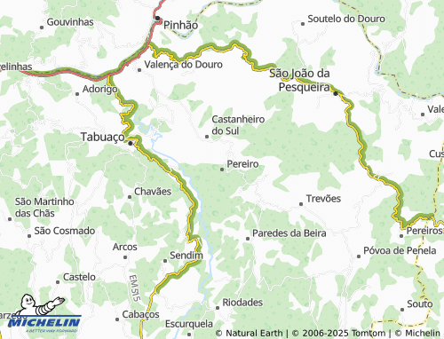 MICHELIN Pereiro map - ViaMichelin