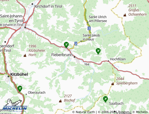 MICHELIN Fieberbrunn map - ViaMichelin