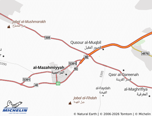 MICHELIN-Landkarte Waseelah - ViaMichelin