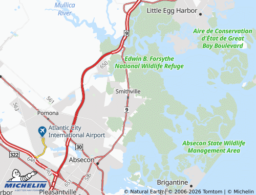 Mappa MICHELIN Smithville - ViaMichelin