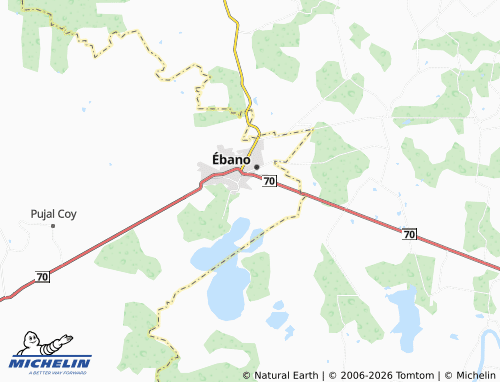MICHELIN El 21 map - ViaMichelin