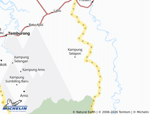 Kaart MICHELIN Kampung Selapon - ViaMichelin