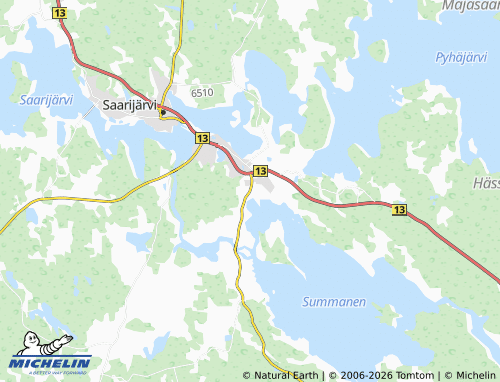 MICHELIN Rajala map - ViaMichelin