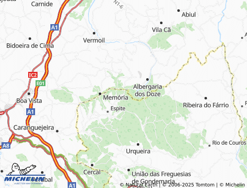 MICHELIN-Landkarte Vale do Freixo - ViaMichelin