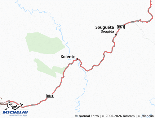 Mapa MICHELIN Kolente - ViaMichelin