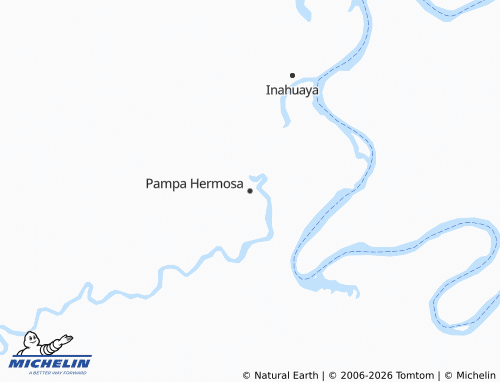 Mapa MICHELIN Pampa Hermosa - ViaMichelin