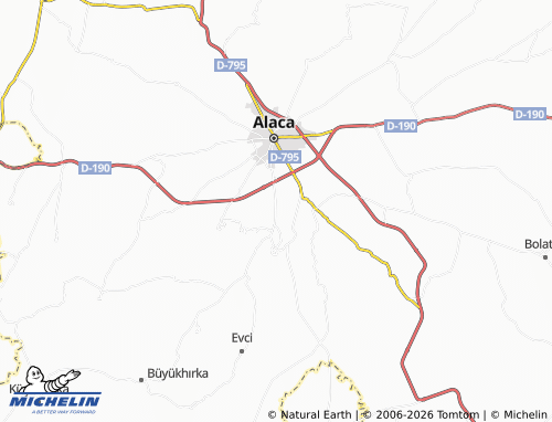 Mappa MICHELIN Onbaşılar - ViaMichelin