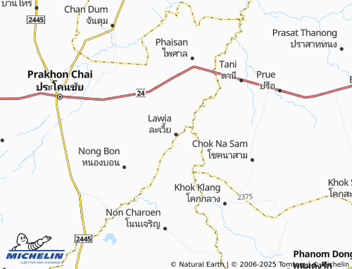 MICHELIN Lawia map - ViaMichelin