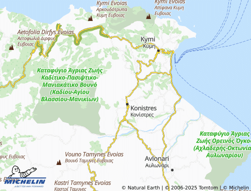 MICHELIN-Landkarte Giannides - ViaMichelin