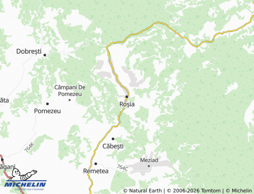 MICHELIN-Landkarte Roșia - ViaMichelin