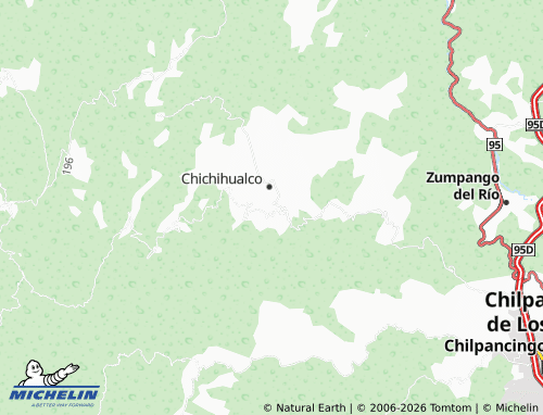 MICHELIN Nicolás Bravo map - ViaMichelin