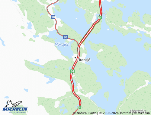 Carte MICHELIN Utansjö - ViaMichelin