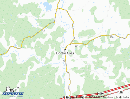 MICHELIN Doctor Coss map - ViaMichelin
