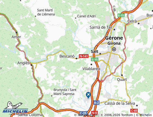 Mappa MICHELIN Bescanó - ViaMichelin