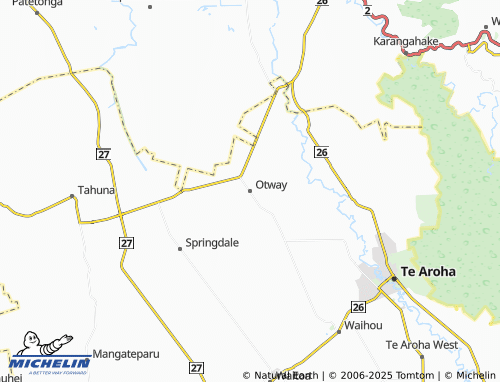 MICHELIN Otway map - ViaMichelin