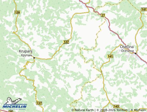 Kaart MICHELIN Tolisavac - ViaMichelin