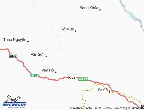 Mapa MICHELIN Chiềng Khoa - ViaMichelin