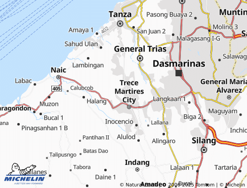 MICHELIN De Ocampo map - ViaMichelin