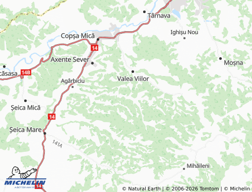 Mappa MICHELIN Șoala - ViaMichelin