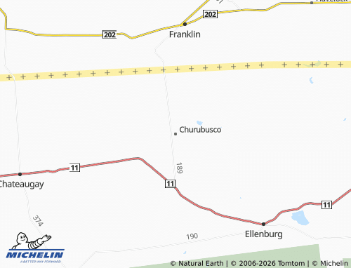 Mapa MICHELIN Churubusco - ViaMichelin