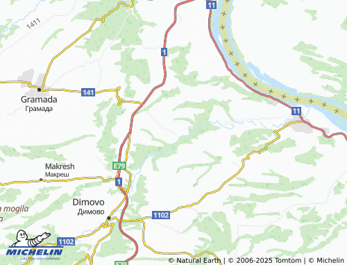 MICHELIN Vartop map - ViaMichelin
