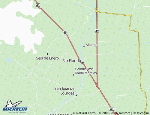 Mapa MICHELIN Colonia Baouelos - ViaMichelin