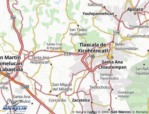 Mappa MICHELIN Centro - ViaMichelin