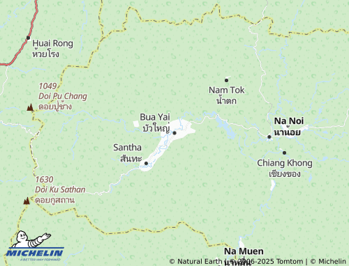 MICHELIN Bua Yai map - ViaMichelin