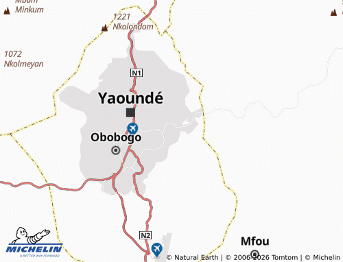 MICHELIN Nkomo I map - ViaMichelin