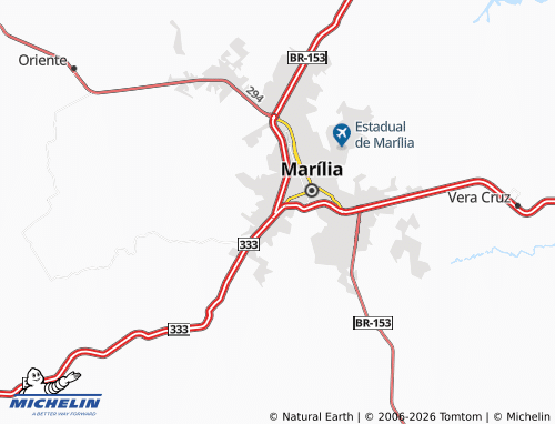 Mapa MICHELIN Mirante - ViaMichelin