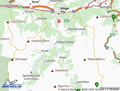 Mapa MICHELIN Staldenried - ViaMichelin