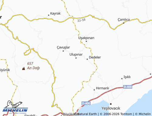 Mappa MICHELIN Ulupınar - ViaMichelin