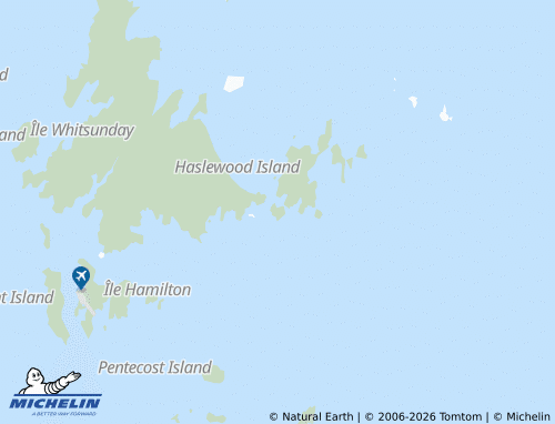 MICHELIN Teague Island map - ViaMichelin