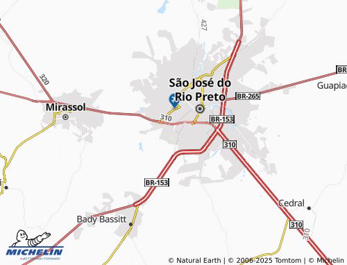 MICHELIN Jardim Pinheiros map - ViaMichelin