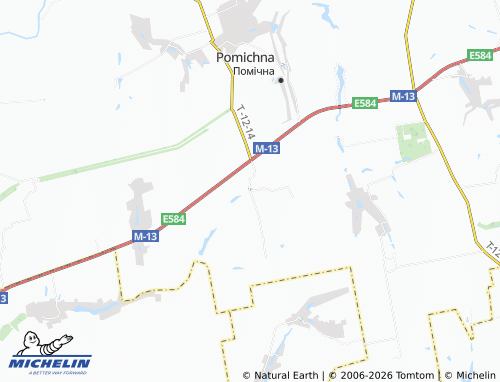 Mapa MICHELIN Mykolaivka - ViaMichelin