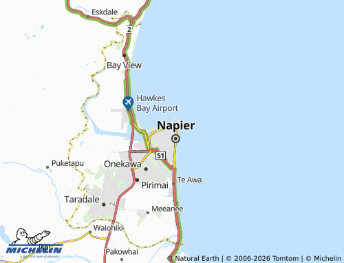 Mapa MICHELIN Bluff Hill - ViaMichelin