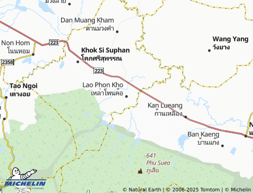 MICHELIN Lao Phon Kho map - ViaMichelin