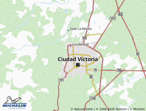 Mappa MICHELIN Ejido Banrural - ViaMichelin