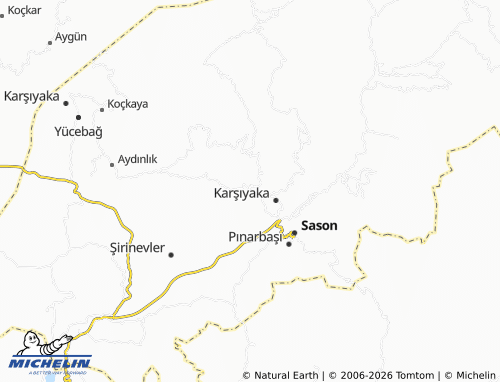 Mappa MICHELIN Dereköy - ViaMichelin