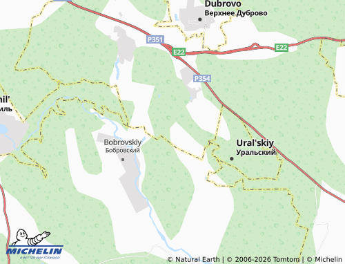 MICHELIN-Landkarte Frontovik SNT - ViaMichelin