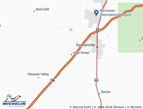 Mapa MICHELIN High Forest - ViaMichelin