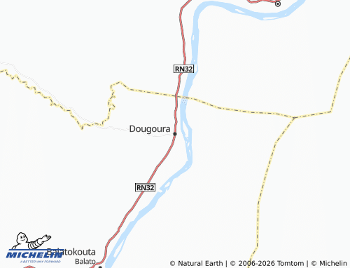 MICHELIN Dougoura map - ViaMichelin