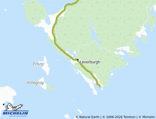 Carte MICHELIN Leverburgh - ViaMichelin