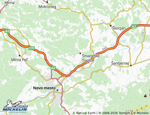 Carte MICHELIN Vrh pri Pahi - ViaMichelin
