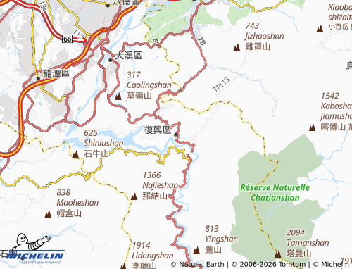 Mappa MICHELIN fu xing qu - ViaMichelin