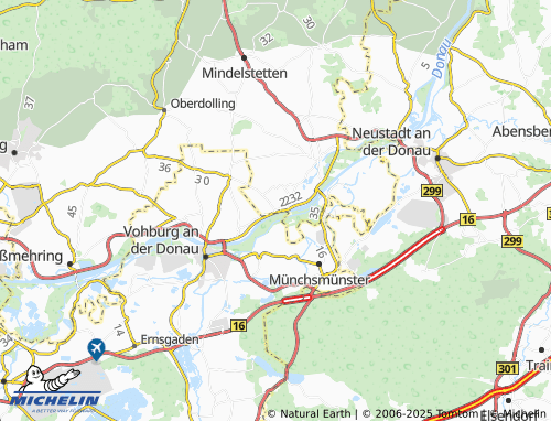 MICHELIN-Landkarte Wackerstein - ViaMichelin