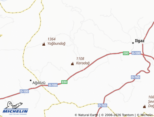 MICHELIN Yaylaören map - ViaMichelin