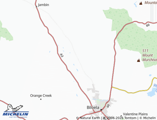 Mapa MICHELIN Callide - ViaMichelin